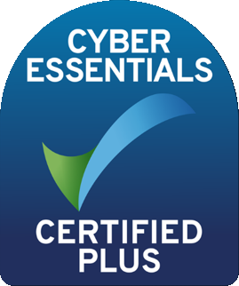 Cyber Essentials Plus certified badge (IASME-issued)